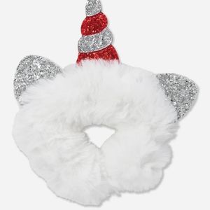 Candy Cane Unicorn Scrunchie